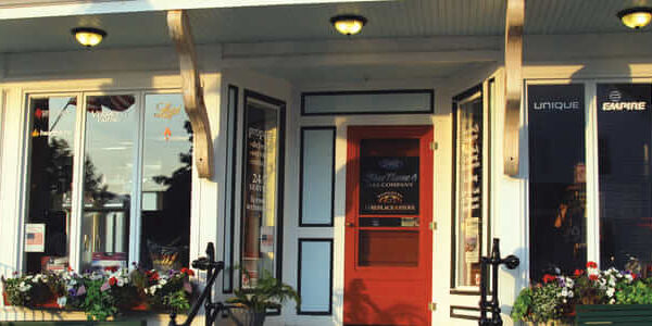 Blue Flame Gas Company, local business front door, chamber member
