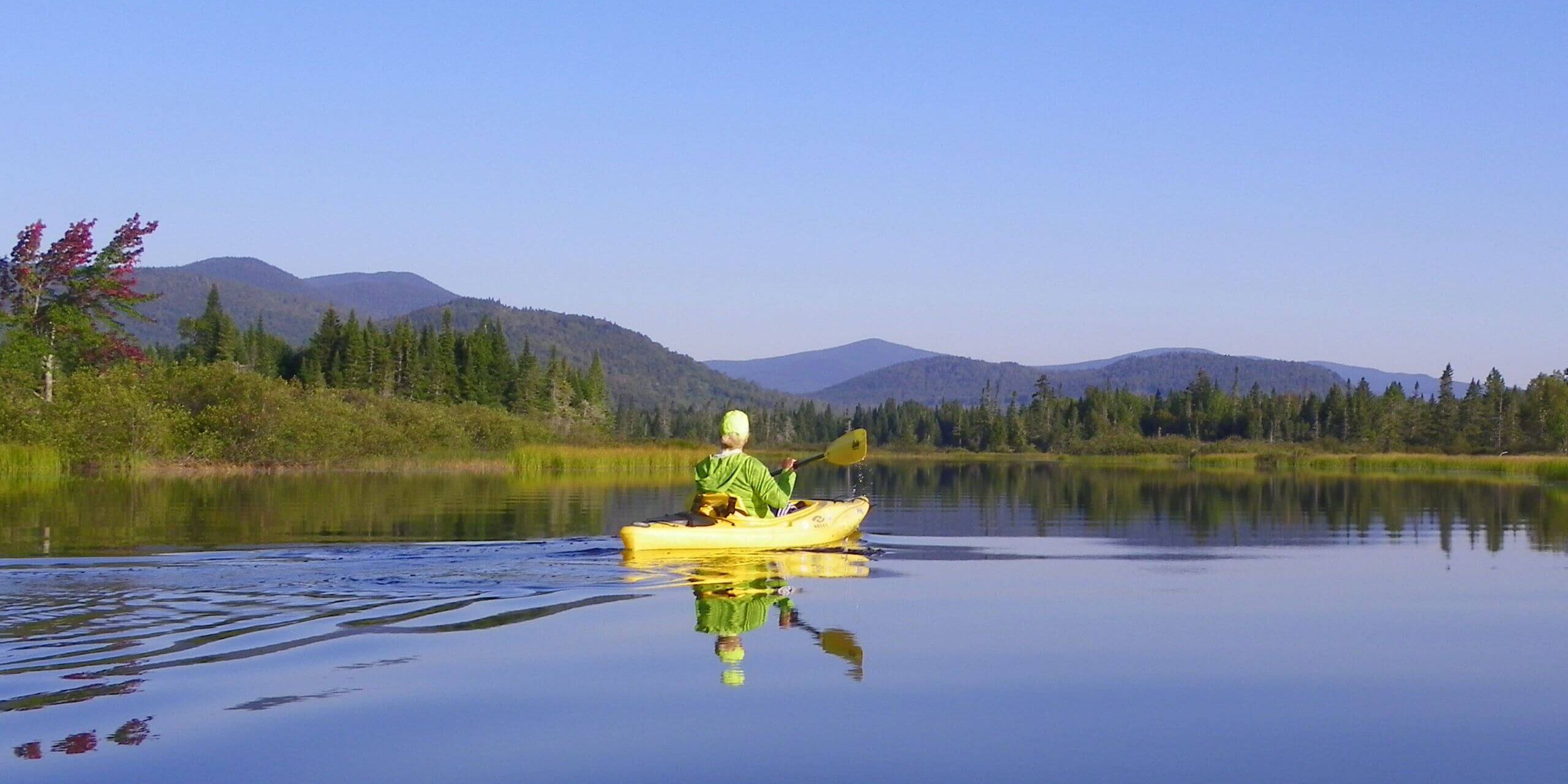 Paddling and Kayaking at the Logans Kennebago in the Rangeley Lakes region